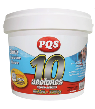 CLORO 10 ACCIONES Tableta 250 g PQS
